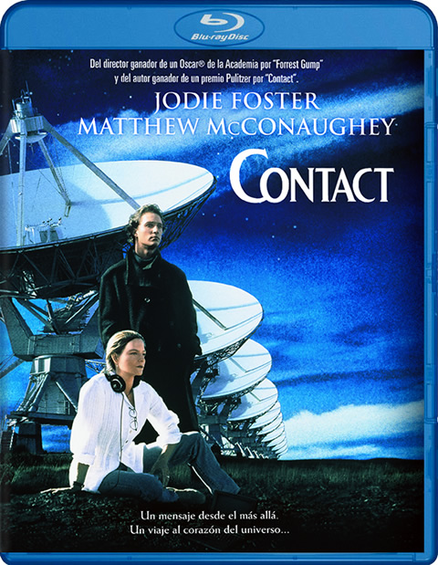 Carátula Contact Blu-ray